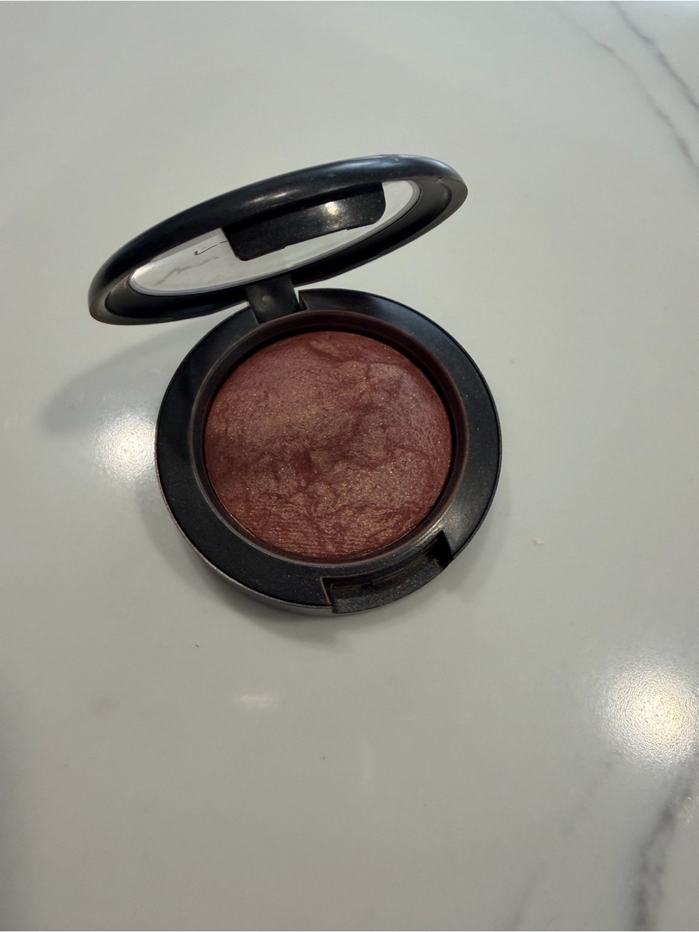 Baked Powder Blush in Deep Plum used blush